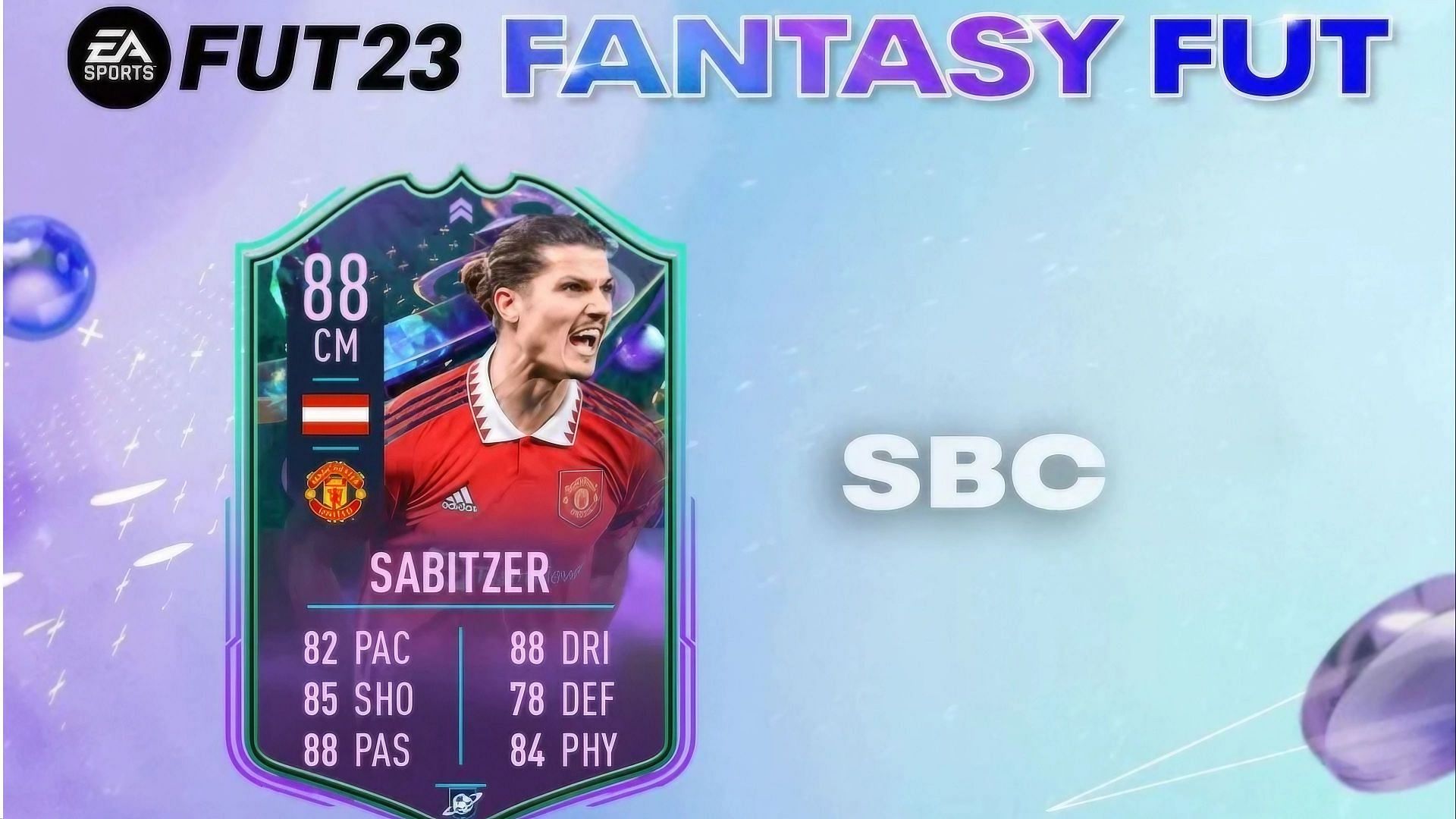 The Marcel Sabitzer Fantasy FUT SBC could become a valuable asset in FIFA 23 with a few upgrades (Image via EA Sports)
