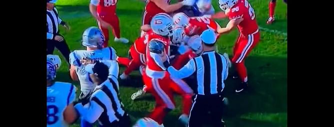XFL game finishes with brawls as both teams clear bench (VIDEO)