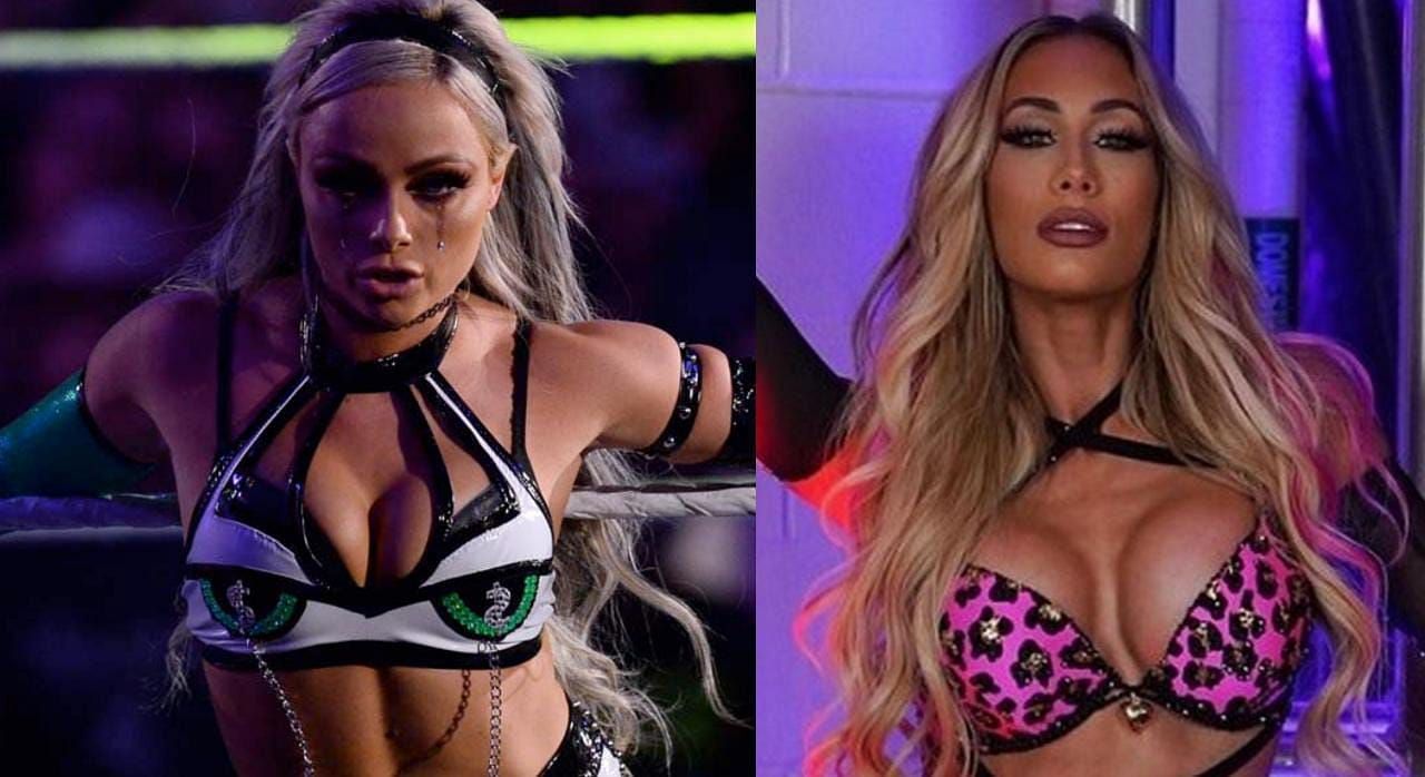 Liv Morgan (left) and Carmella (right)