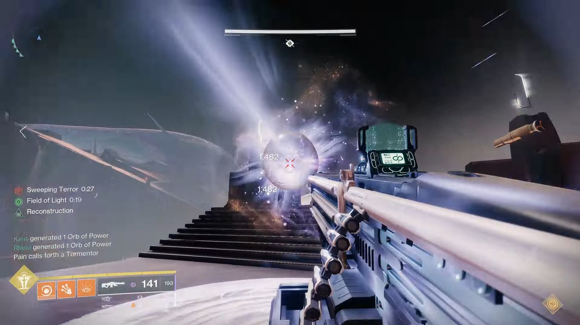 Destiny 2 Field of Light orb (Image via Esoterickk)