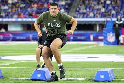 Clemson's Bryan Bresee at the NFL combine