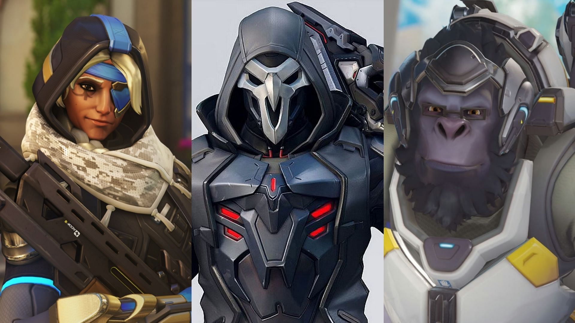 5 best Overwatch 2 heroes to duo with Reaper(Image via Blizzard Entertainment and edited by Sportskeeda)