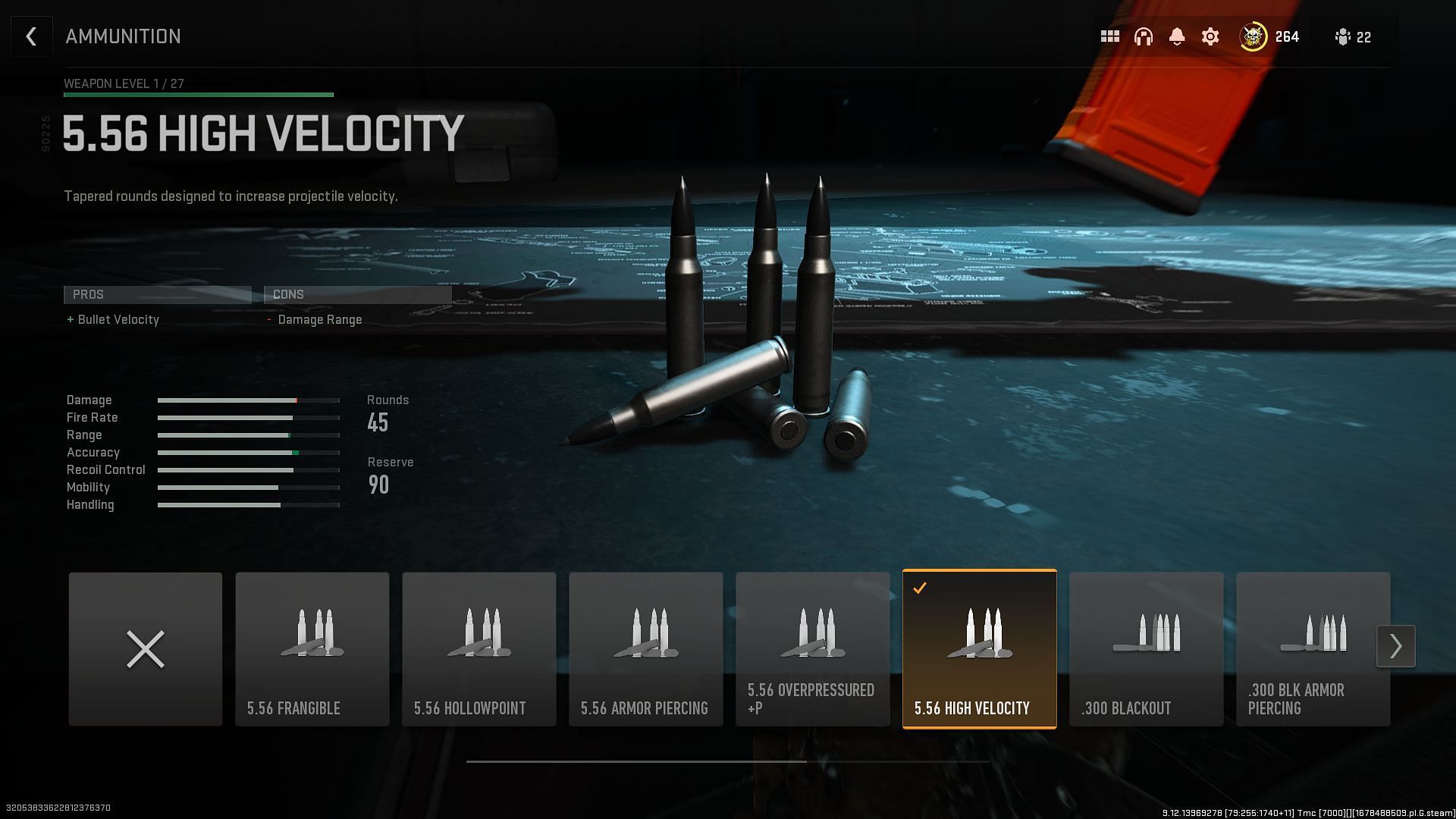 5.56 High Velocity ammo in Warzone 2 (Image via Activision)