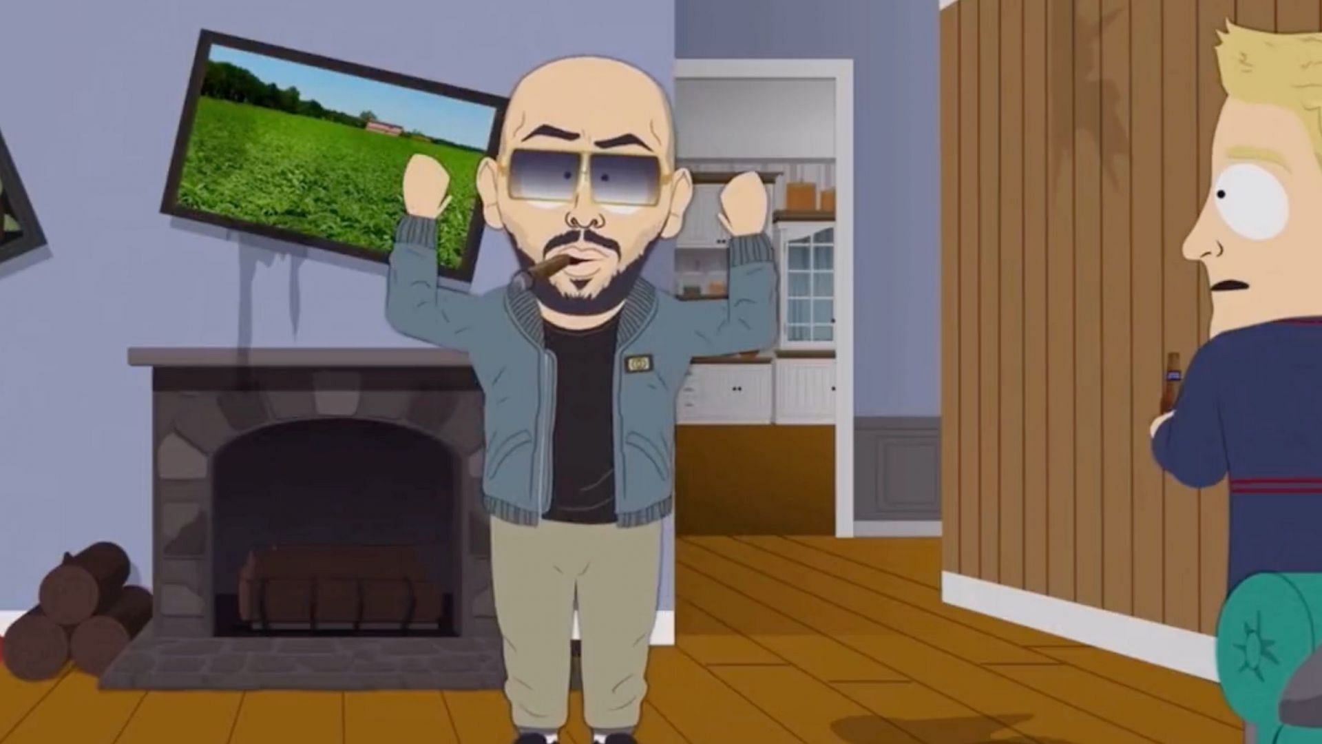 Social media users reacted to Andrew Tate in the recent episode of South Park: Reactions and more explored. (Image via SOUTH PARK / HBO MAX)