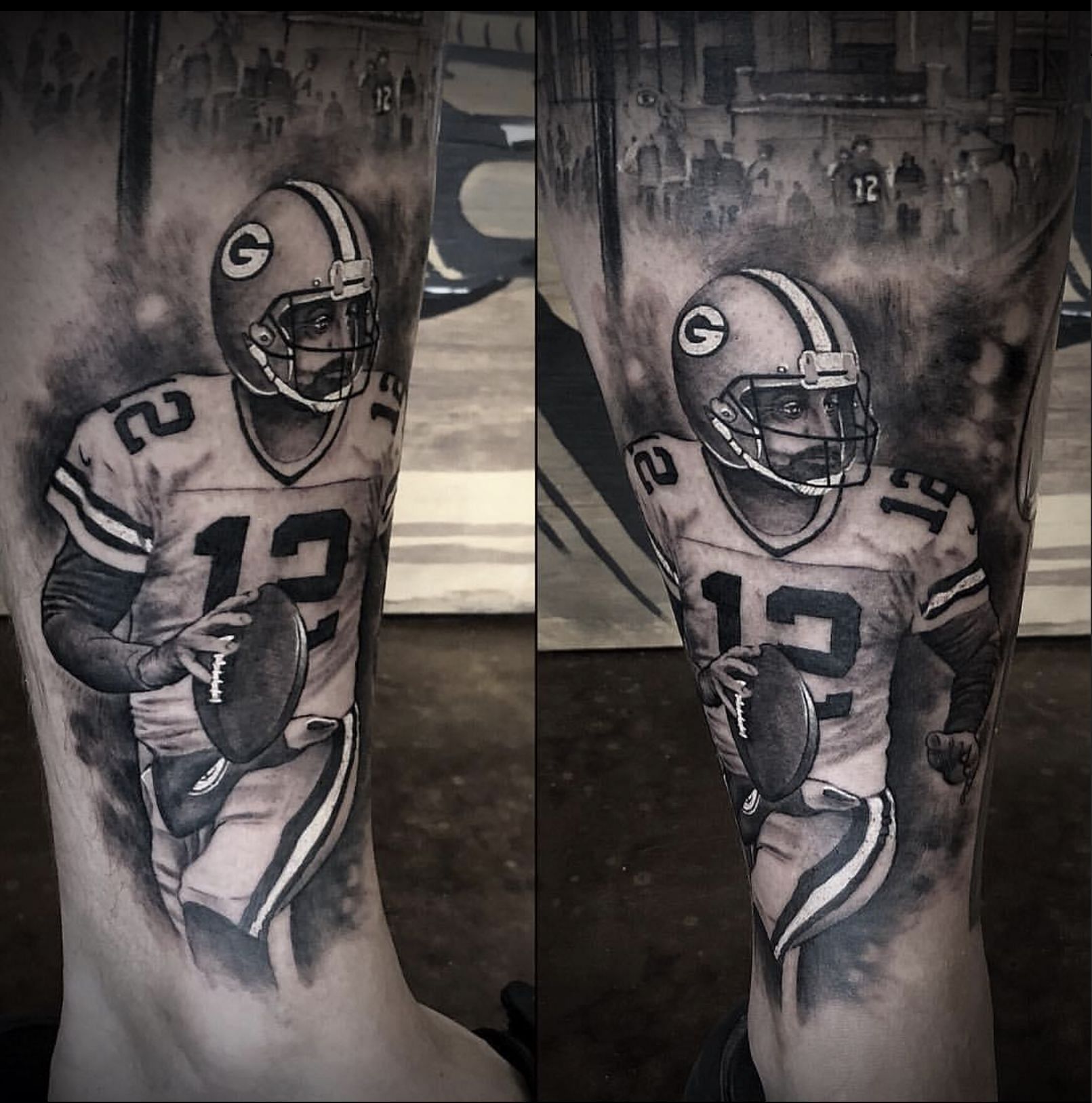 Knightfall Tattoo - @billannandtattoo made this @49ers piece today. @nfl # football @knightfalltattoo #tattoo #tat #tattoolife #ink #tattooartist #art  #knightfalltattoo #brantford #paris #brantfordtattoos #parisontario  #ontario #canada #canadianartist ...