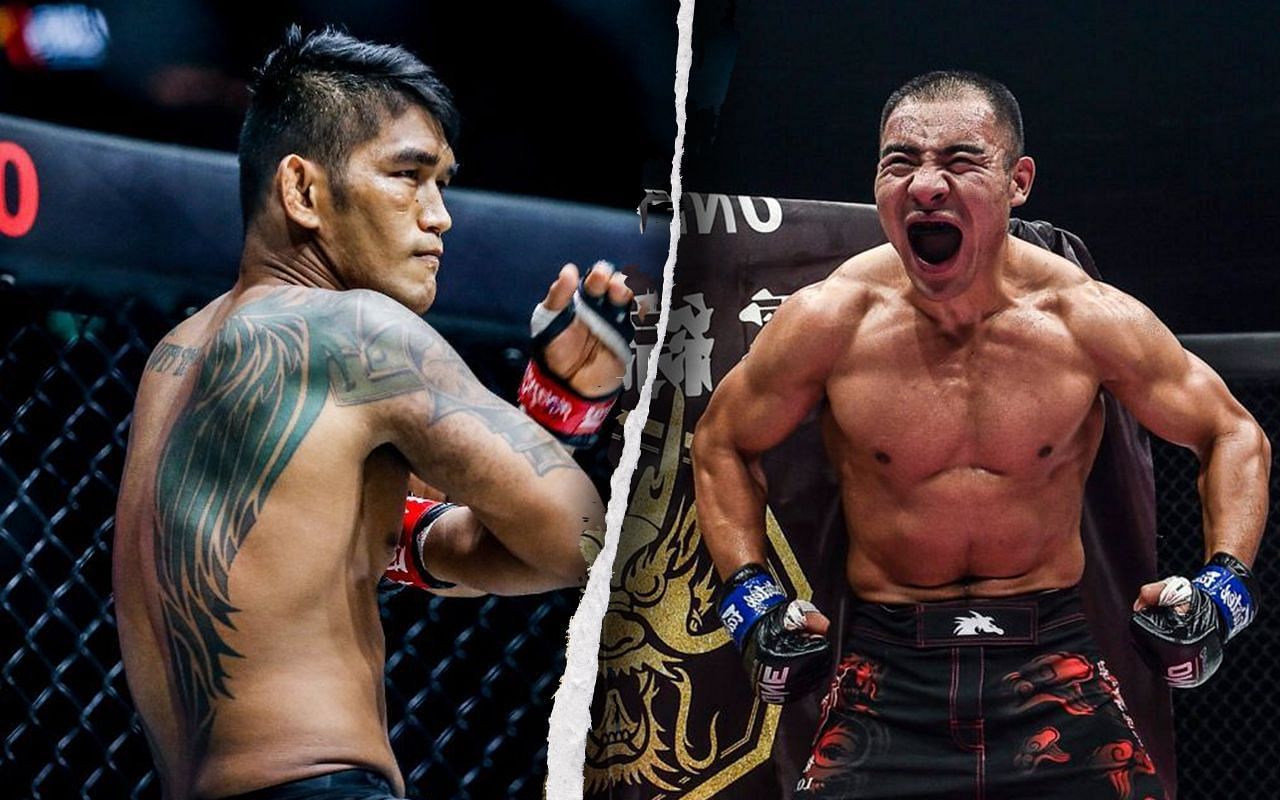 (left) Aung La N Sang and (right) Fan Rong [Credit: ONE Championship]