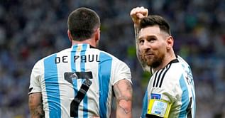"He's an alien" - Rodrigo de Paul gets emotional talking about Lionel Messi