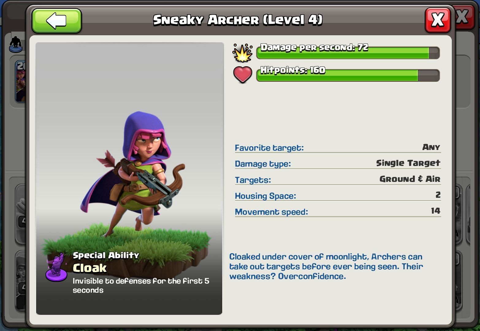 Sneaky Archer in Clan Capital (Image via Clash of Clans)