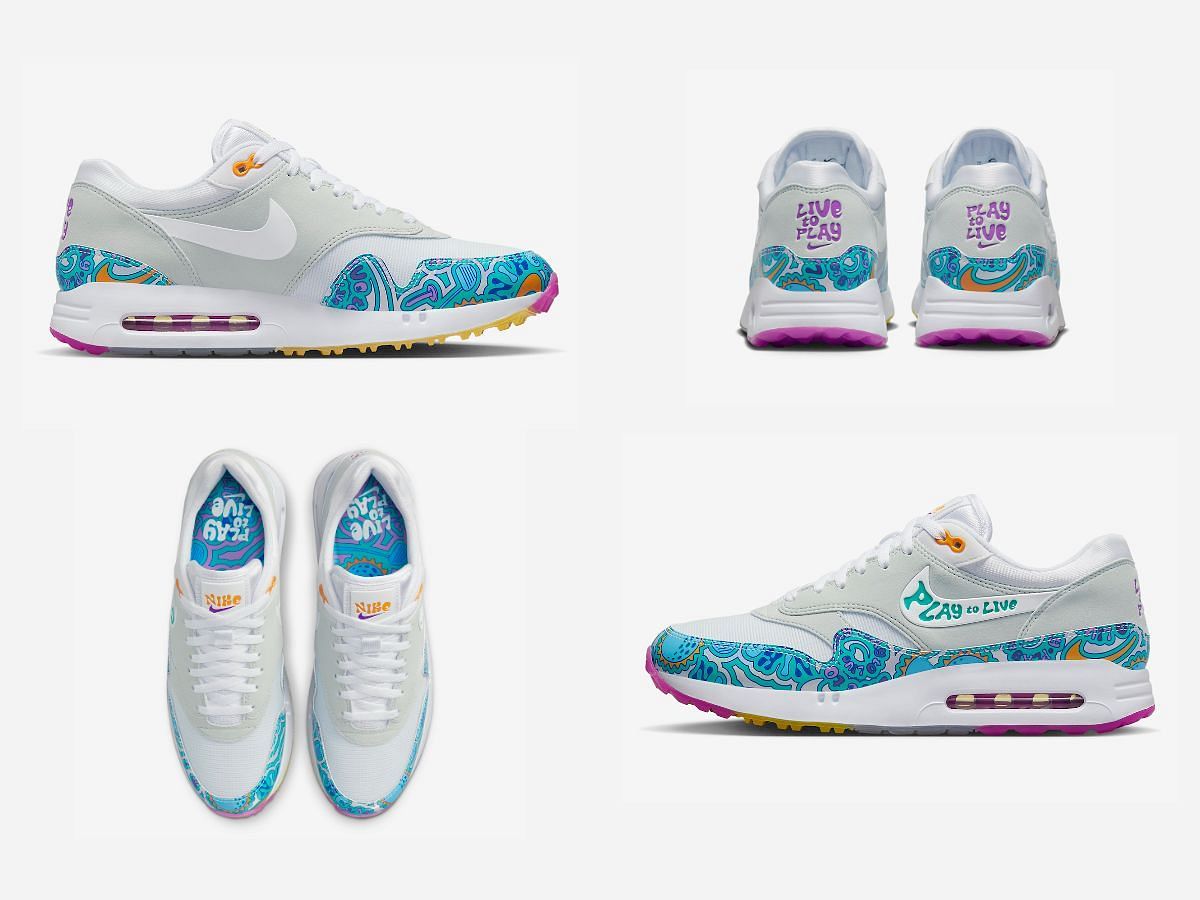 Upcoming Nike Air Max 1 Golf &quot;Play To Live&quot; sneakers (Image via Sportskeeda)