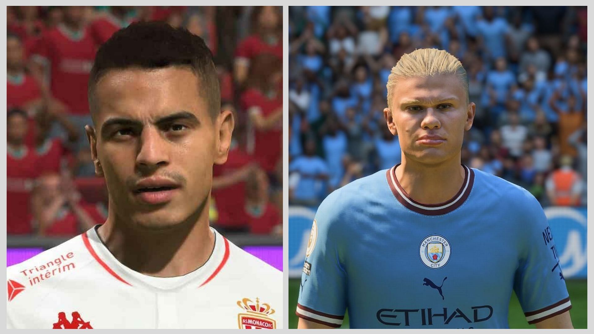 Ben Yedder and Haaland, amongst the most popular attacking FUT items EA has ever released. (Image via EA Sports))