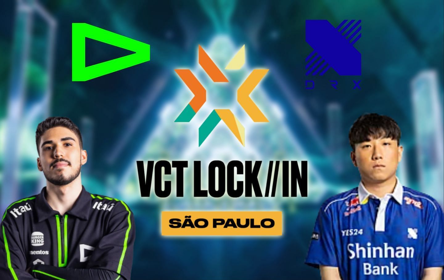 LOUD vs DRX: Who will win the upcoming semi finals matchup in VCT LOCK//IN? (Image via Sportskeeda)