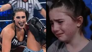 Photo: What happened with the crying girl after Rhea Ripley's win on WWE SmackDown?