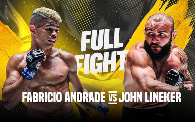 FREE FULL FIGHT: Fabricio Andrade and John Lineker in an absolute war for the world title at ONE Fight Night 7