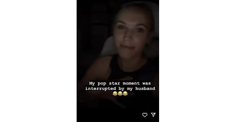 Caroline Wozniacki's Instagram story