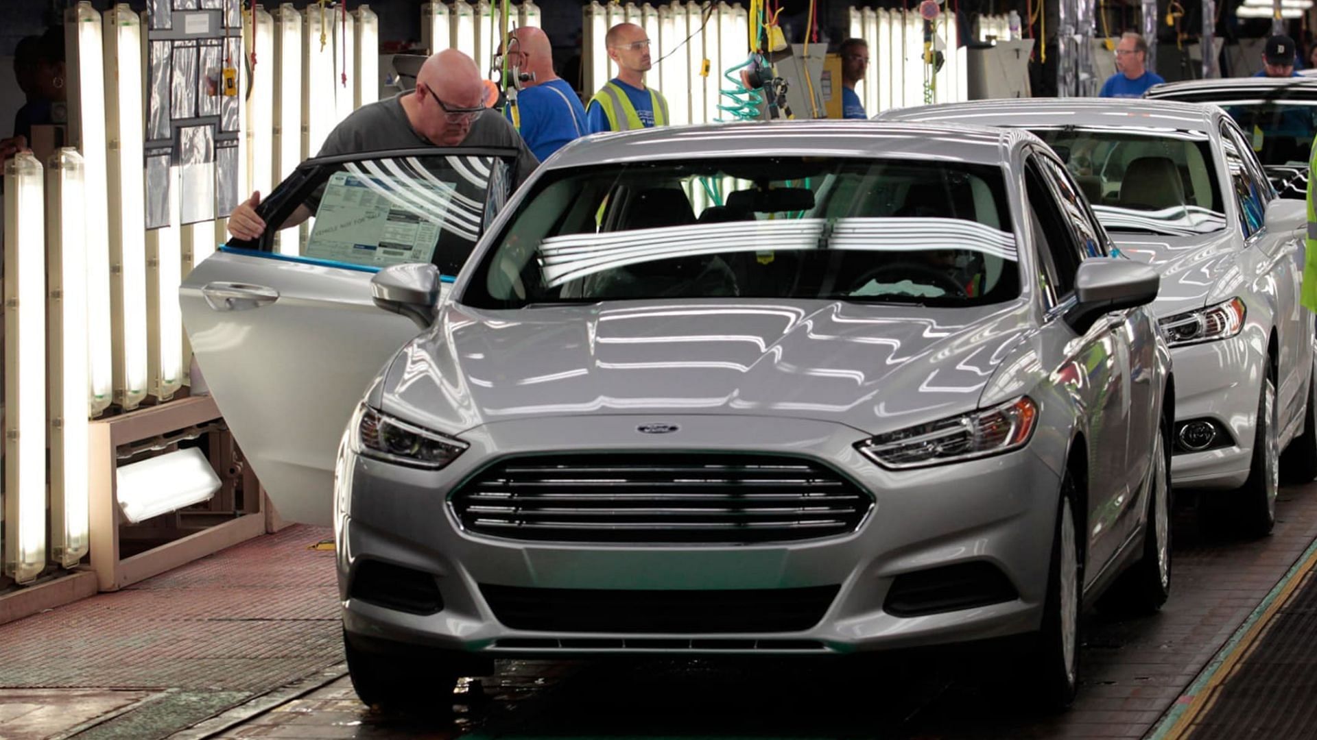 Ford Fusion and Lincoln MKZ sedan owners will be contacted by the company about the recall starting April 17 (Image via Jeff Kowalsky/Bloomberg/Getty Images)