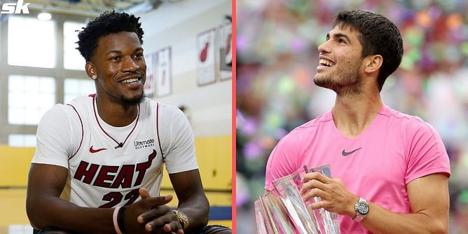 "He’s always poised, he’s never rattled" - Carlos Alcaraz is not World No. 1 for no reason, marvels NBA superstar Jimmy Butler