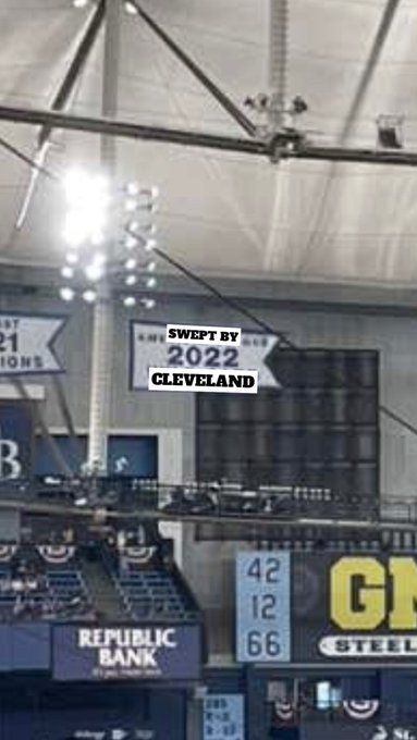 MLB fans mock the Tampa Bay Rays after banner honoring club's