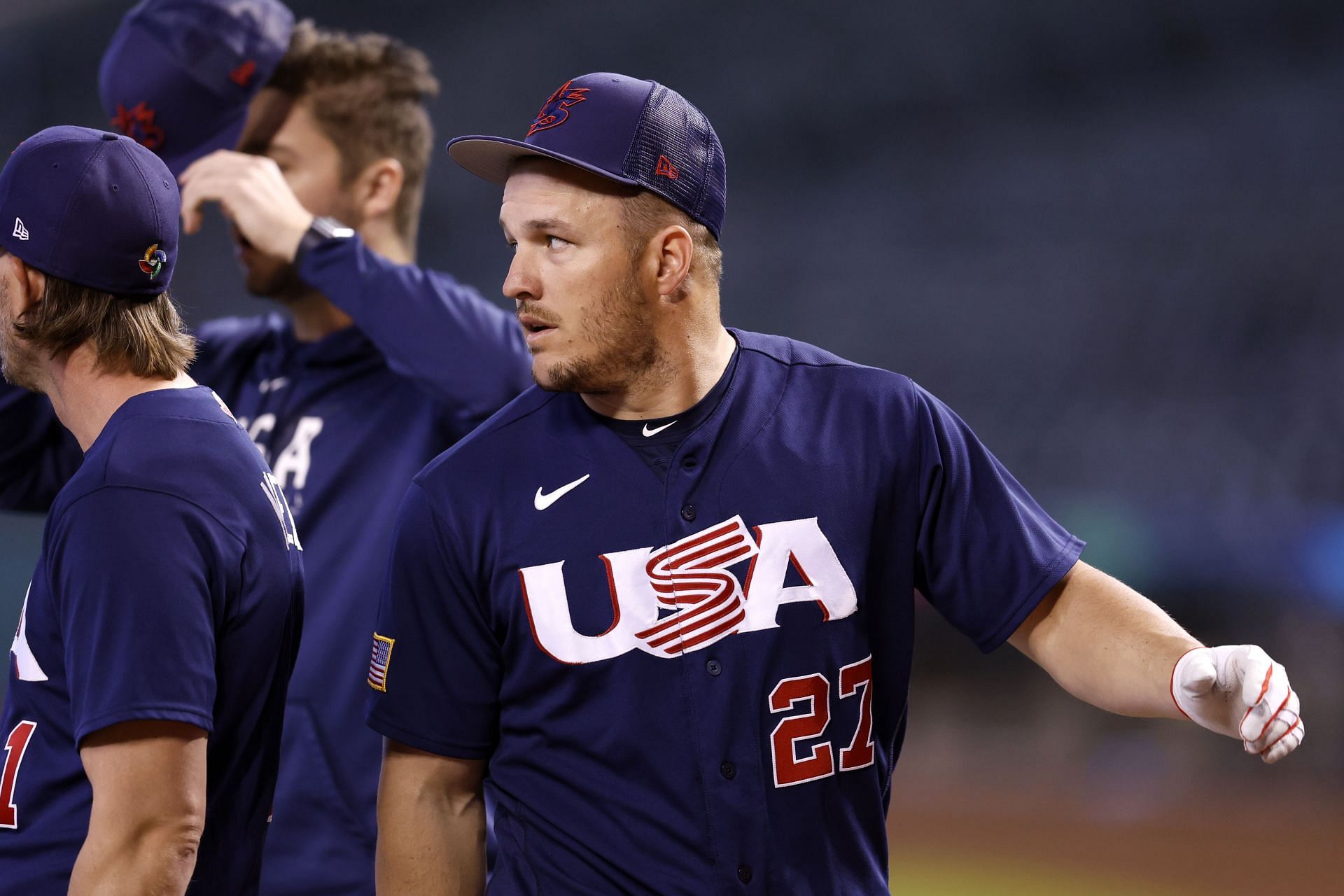 Mike Trout is enjoying baseball with Team USA, and Los Angeles