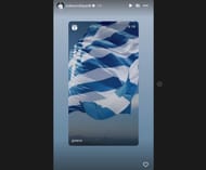 Stefanos Tsitsipas celebrates Greek Independence Day (via Instagram).