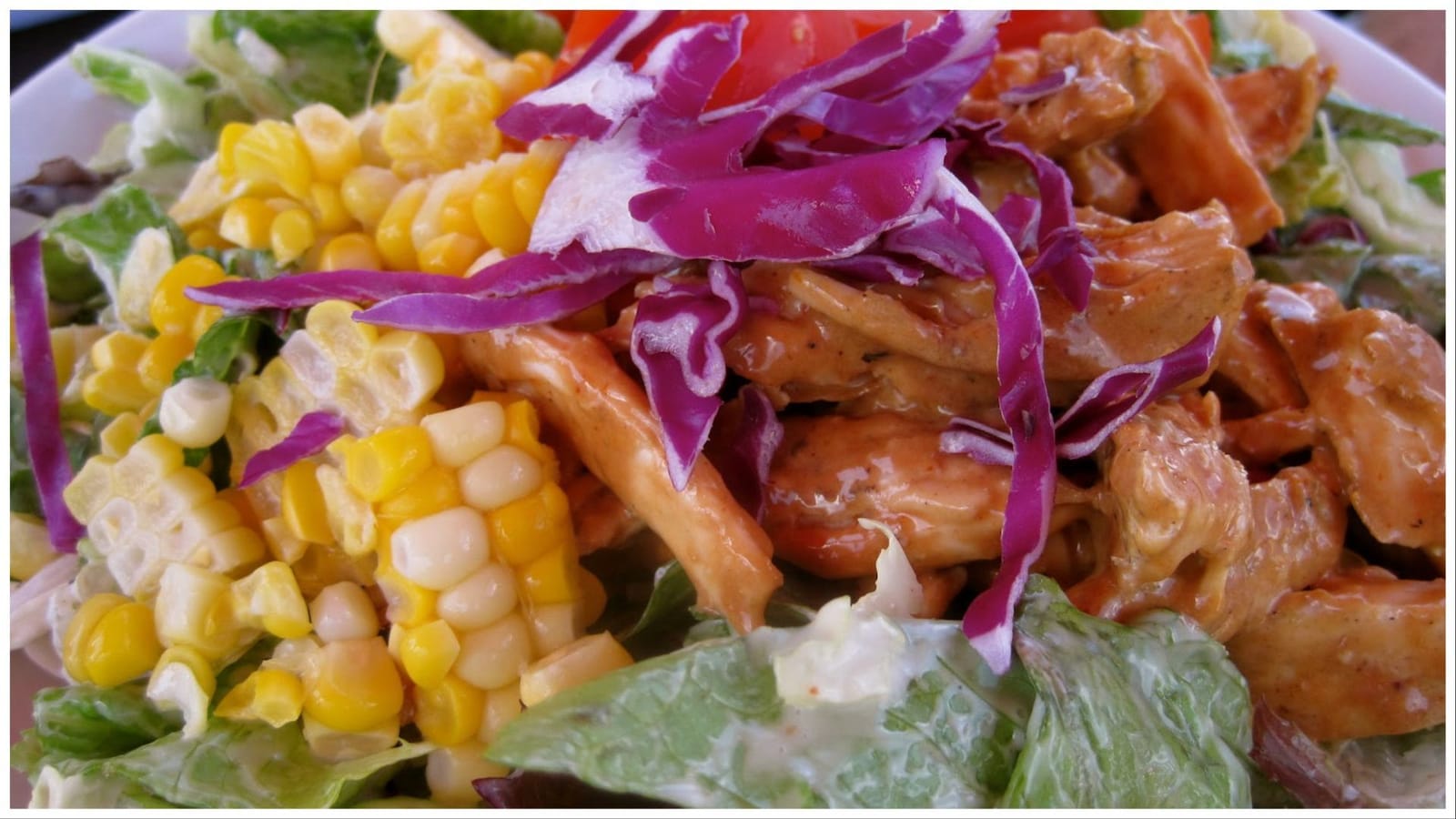 Noodles & Company Backyard BBQ Chicken Salad Ingredients, price, and