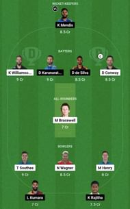 NZ vs SL Dream11 Prediction Team, Grand League