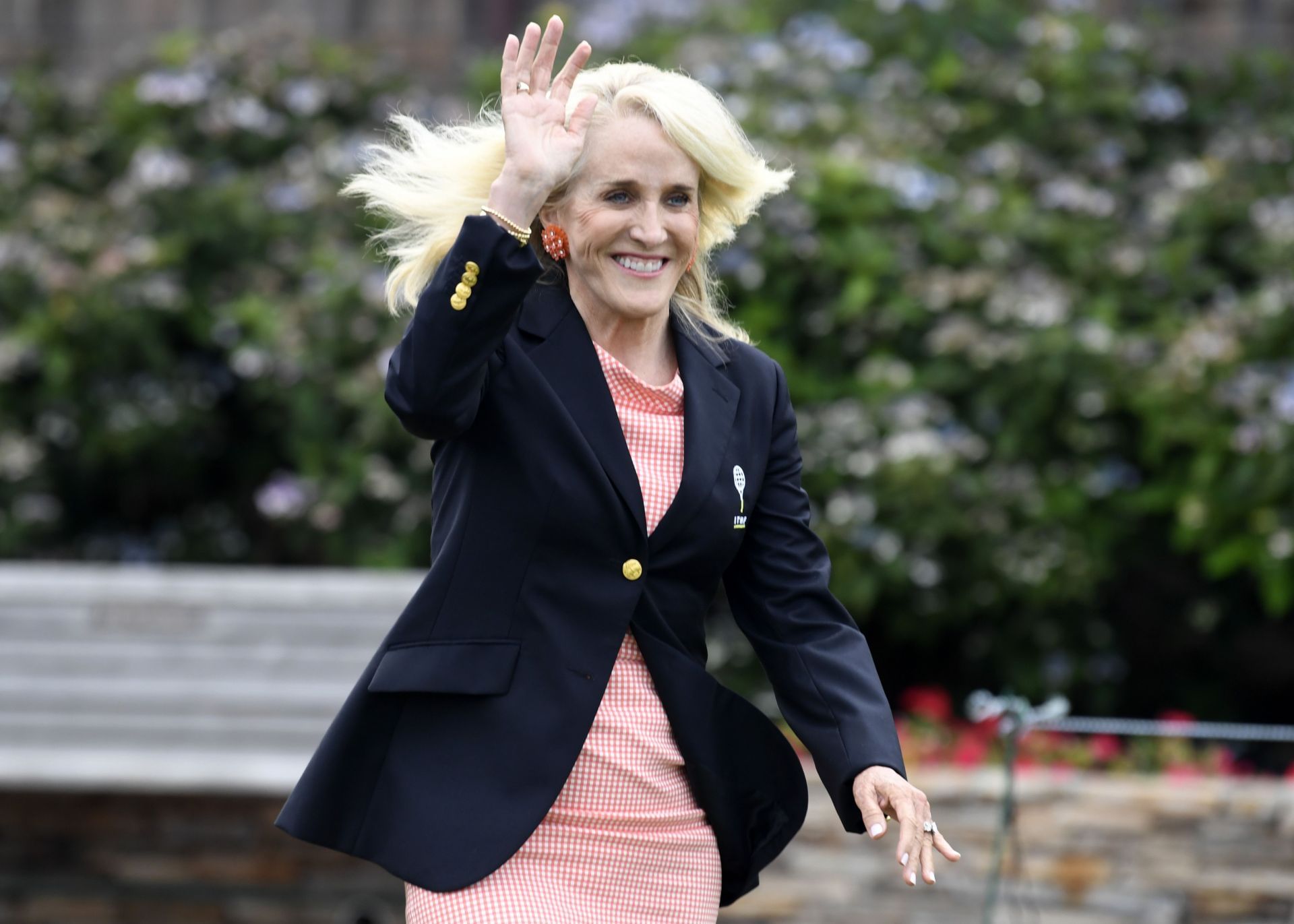 Tracy Austin at the 2022 International Tennis Hall of Fame Induction Ceremony