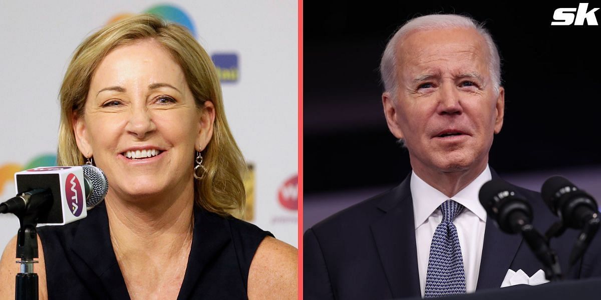 Chris Evert reacts to a child sending a letter to Joe Biden