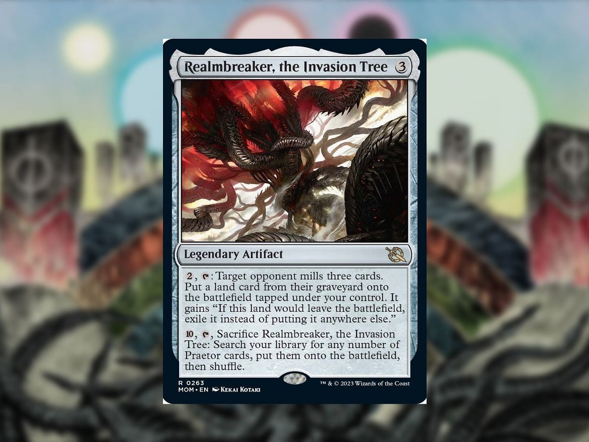 Realmbreaker, the Invasion Tree in Magic: The Gathering (Image via Wizards of the Coast)