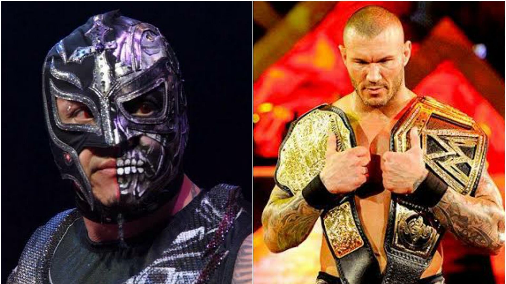 Rey Mysterio (left); Randy Orton (right) 