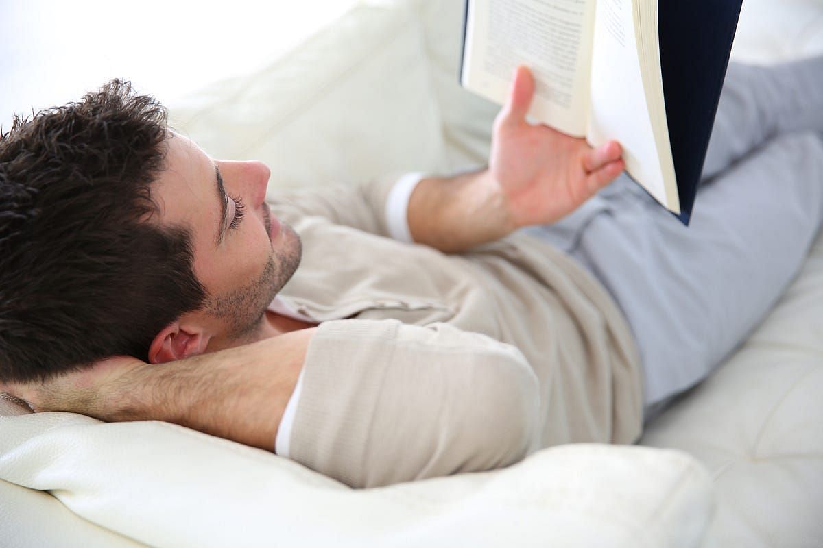 Reading a book (Image source Lifeline Healthcare)