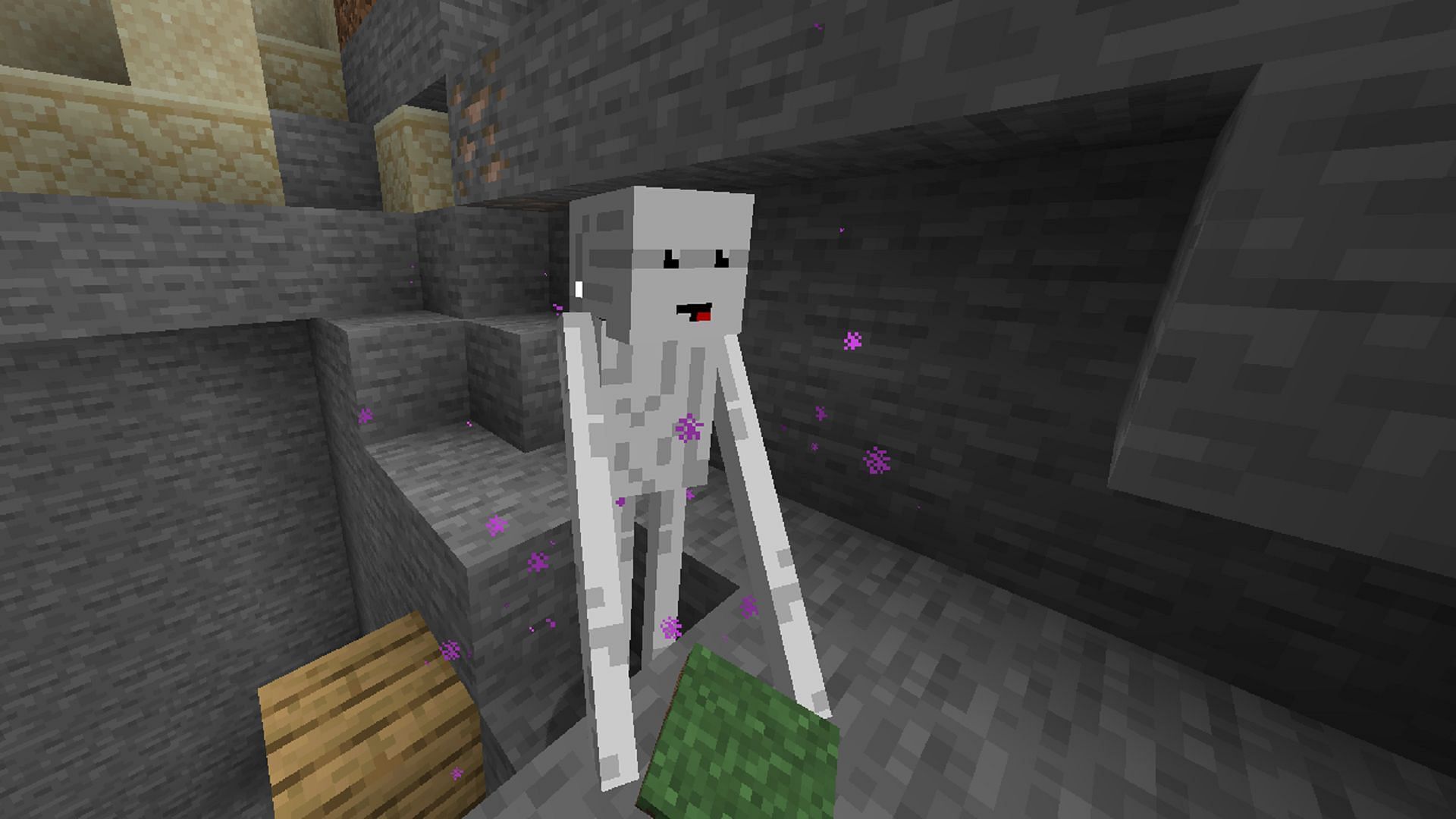 This enderman looks pretty goofy, but he still carries out his duty (Image via mc_projects/CurseForge)