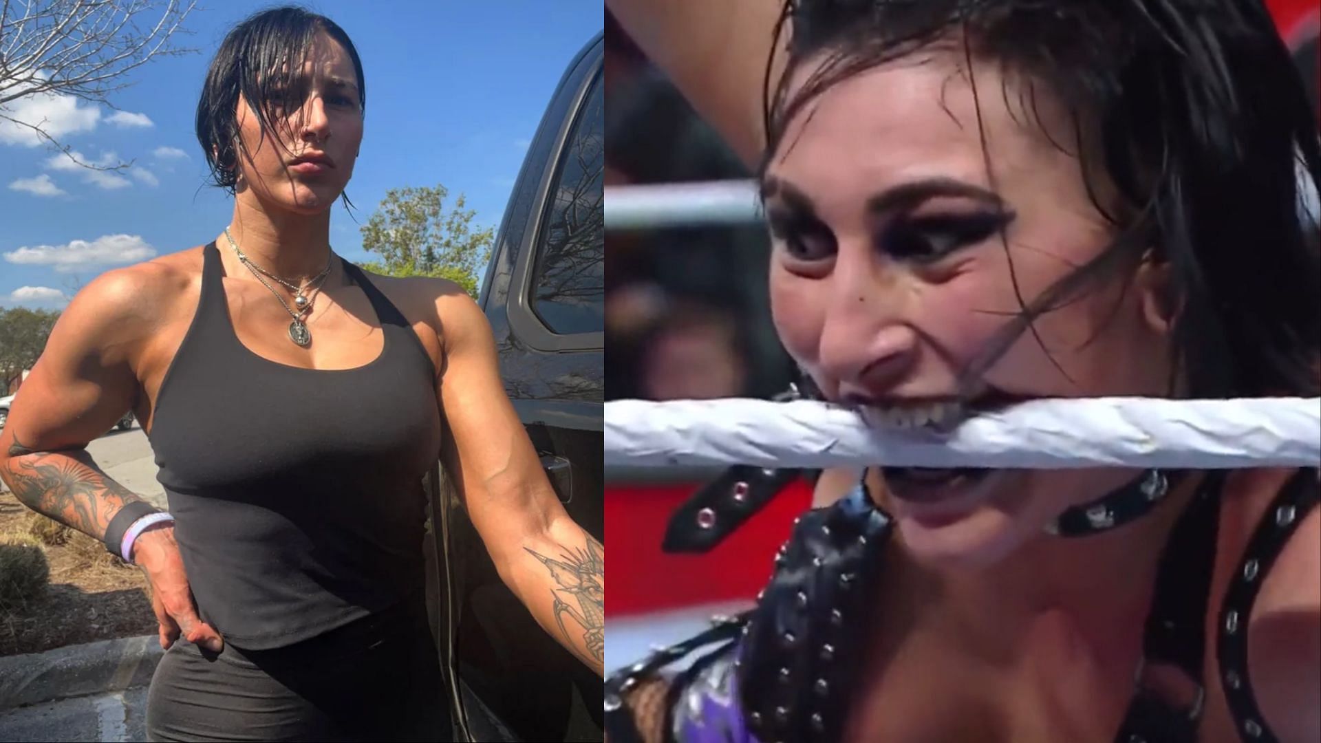 Rhea Ripley had something to say to a former partner