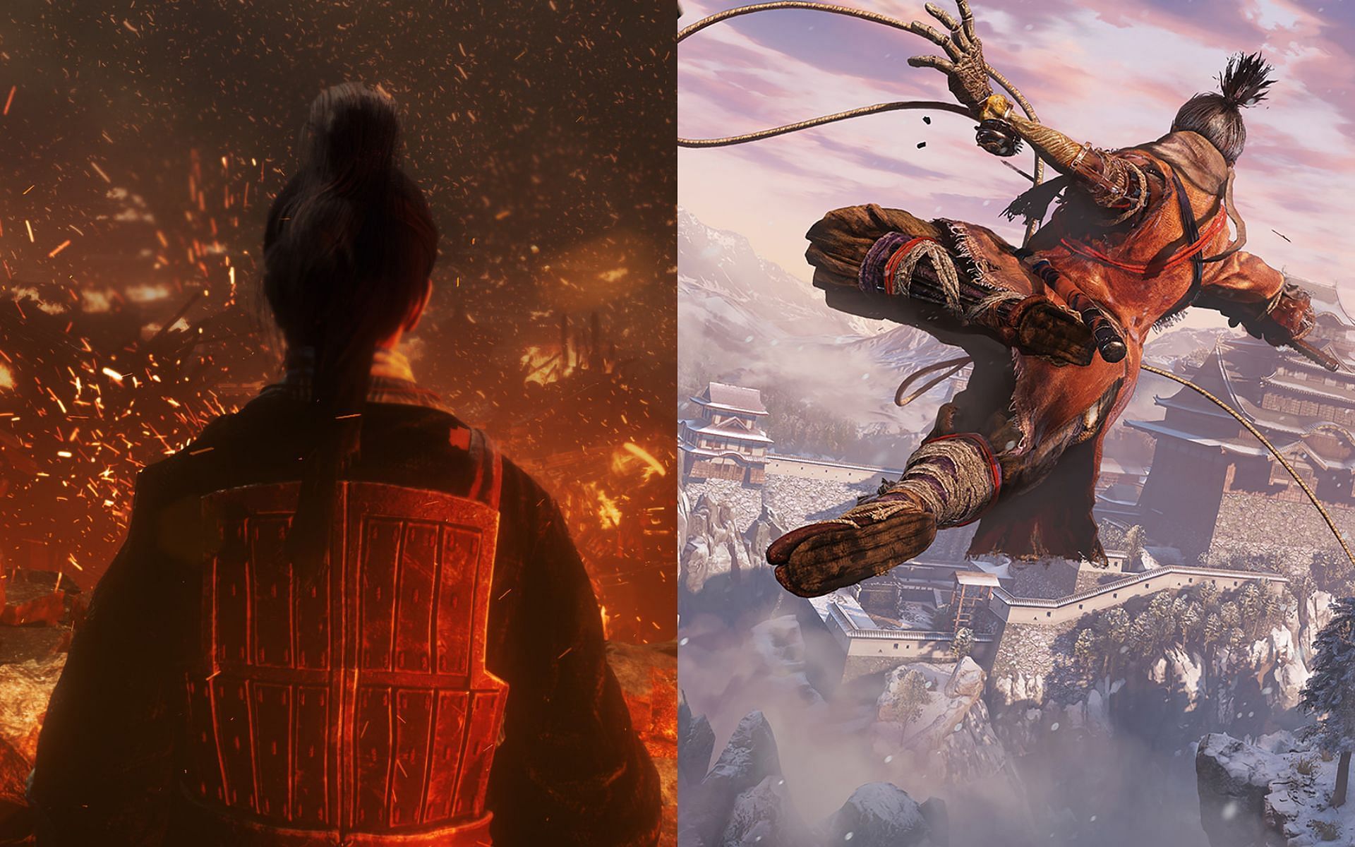 Wo Long: Fallen Dynasty vs Sekiro: Shadows Die Twice (Images via Steam)