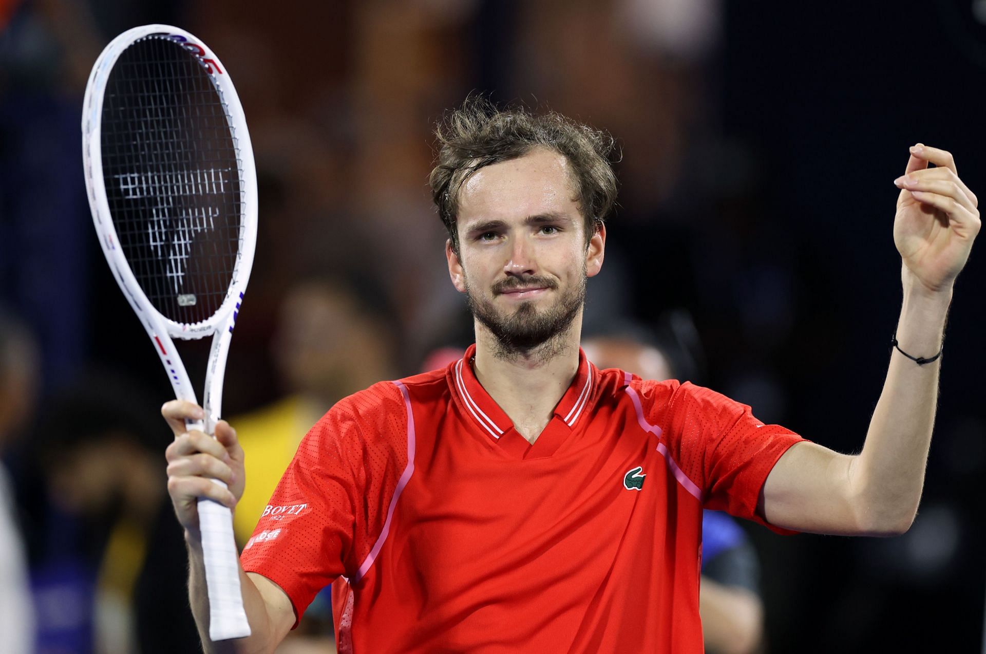 Daniil Medvedev at the Dubai Tennis Championships