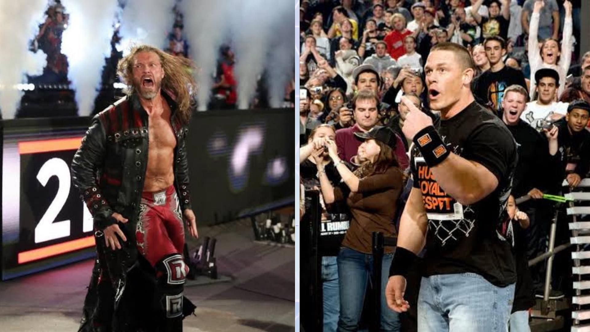 WWE Superstars Edge and John Cena