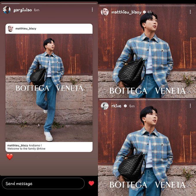 Fans think RM is going be the ambassador for Bottega Veneta