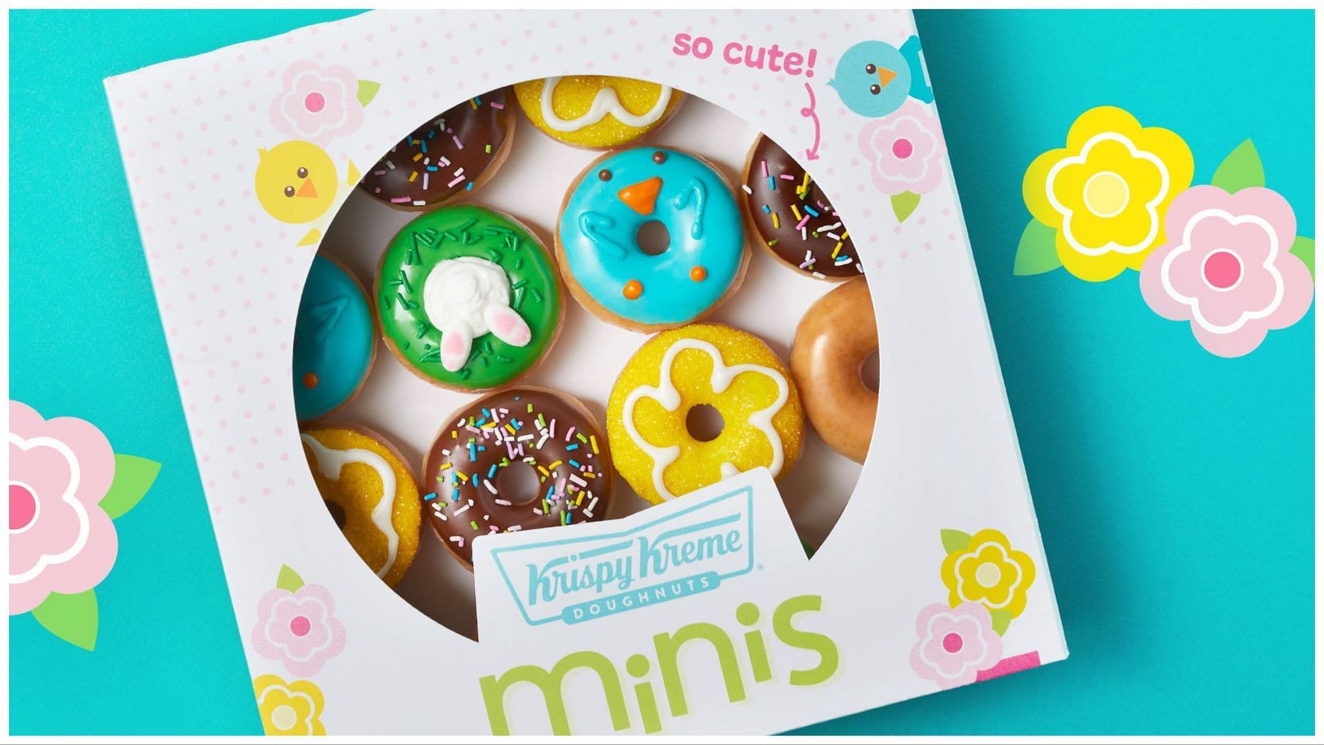 Krispy Kreme Spring Mini Doughnuts Collection Where to buy, varieties