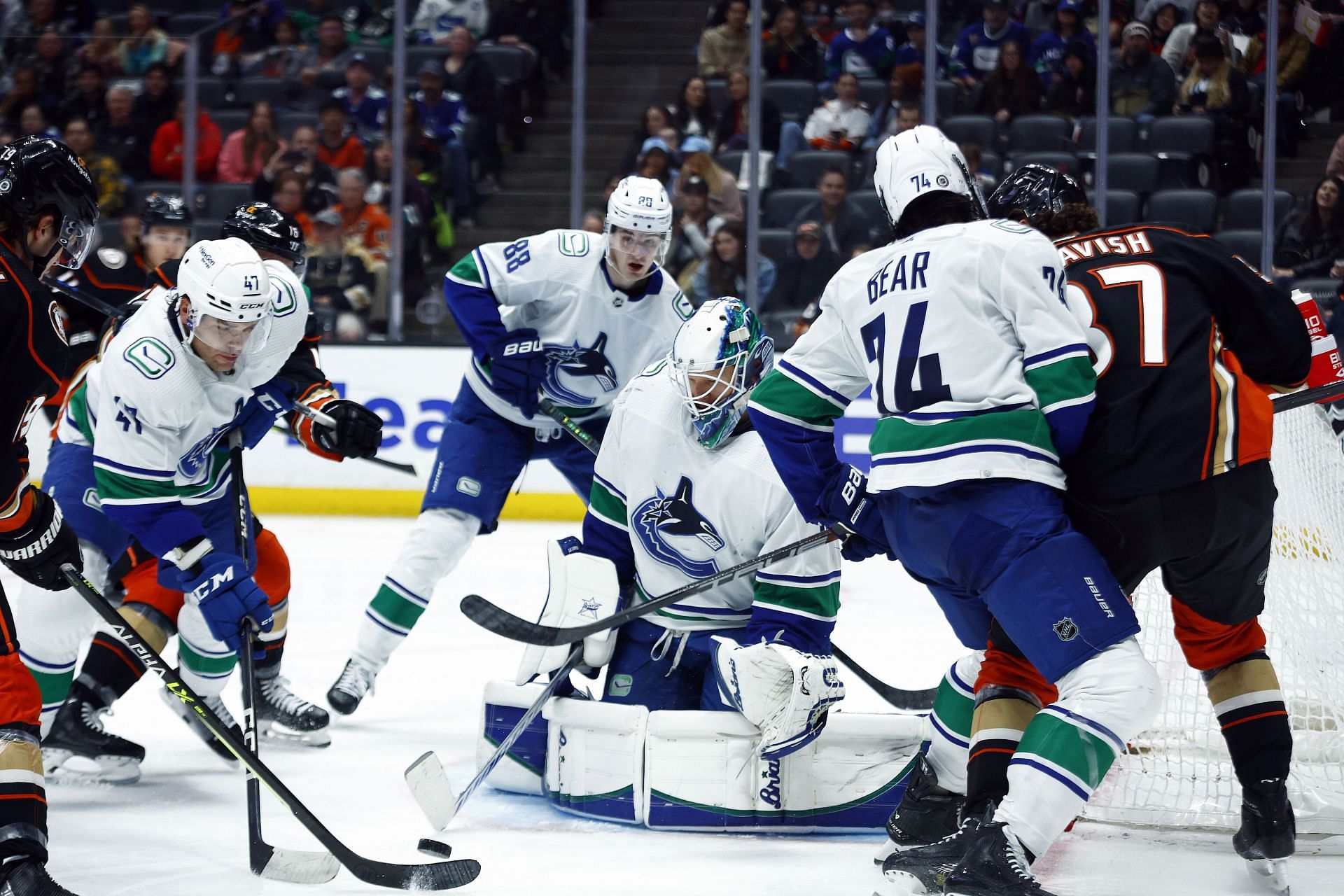 Vancouver Canucks v Anaheim Ducks