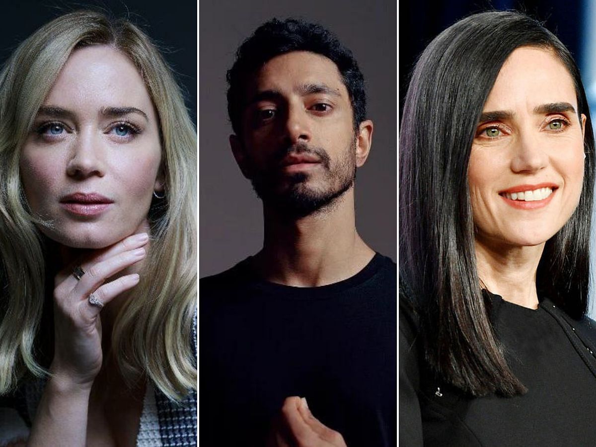 Emily Blunt, Riz Ahmed, and Jennifer Connelly are among some of the presenters for the 2023 Oscars (Images via Poltrona Nerd/National Portrait Gallery/Vanitatis)