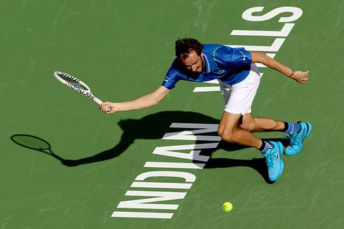 Daniil Medvedev at the 2023 BNP Paribas Open