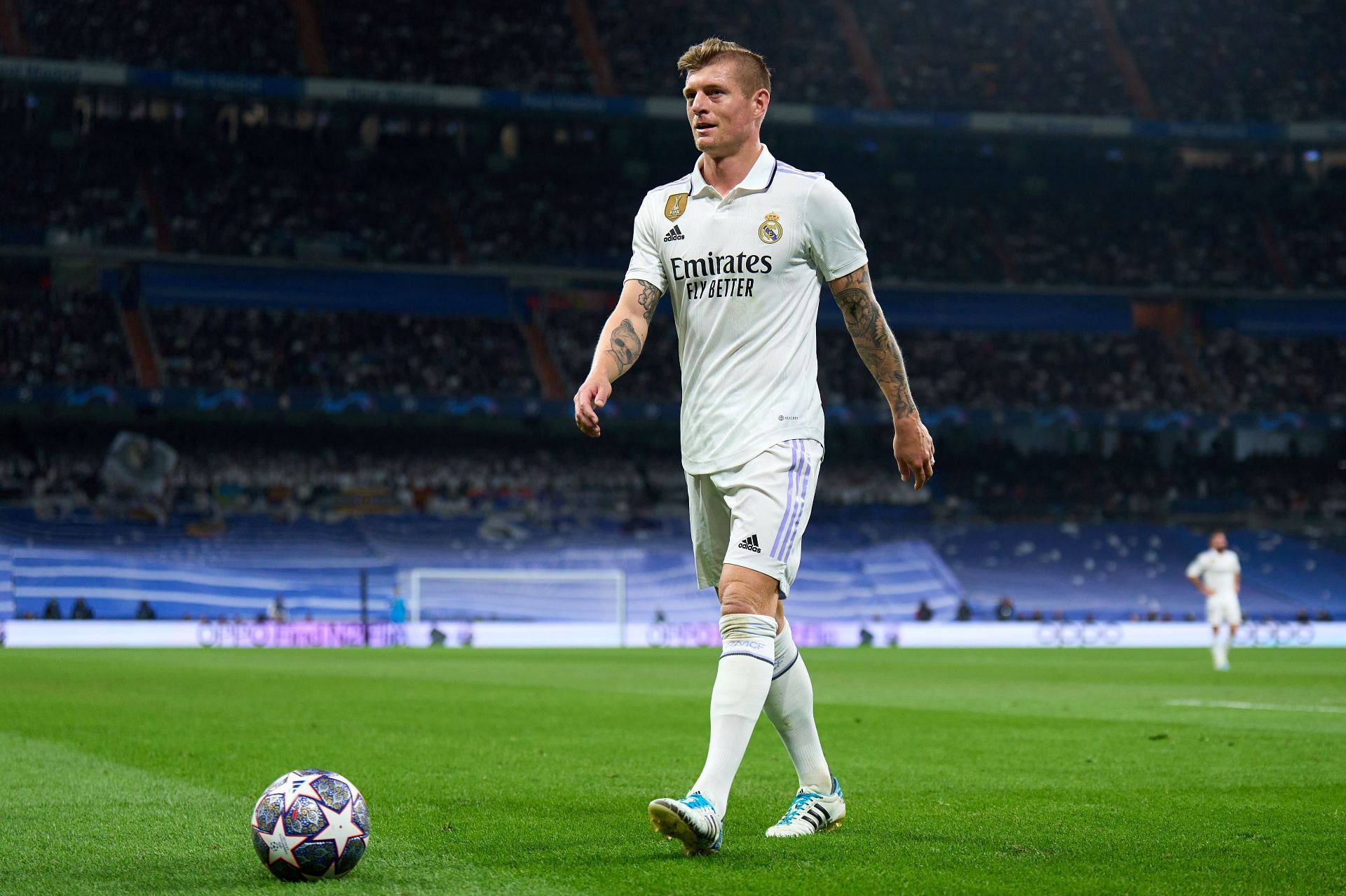 Toni Kroos has been playing alongside Luka Modric for almost a decade.