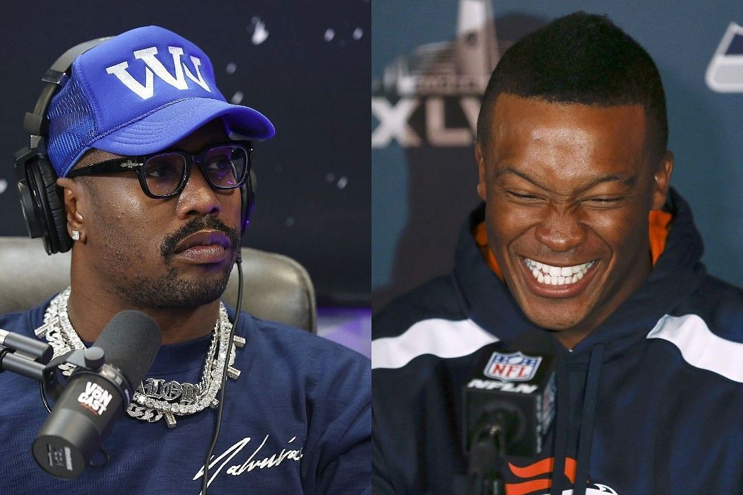 Von Miller, left, Demaryius Thomas, right