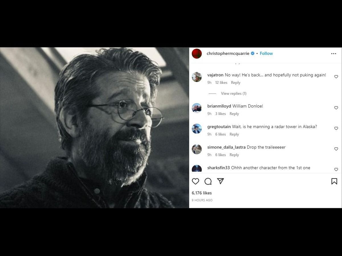 Fans react to the image of Rolf Saxon (Image via Instagram)