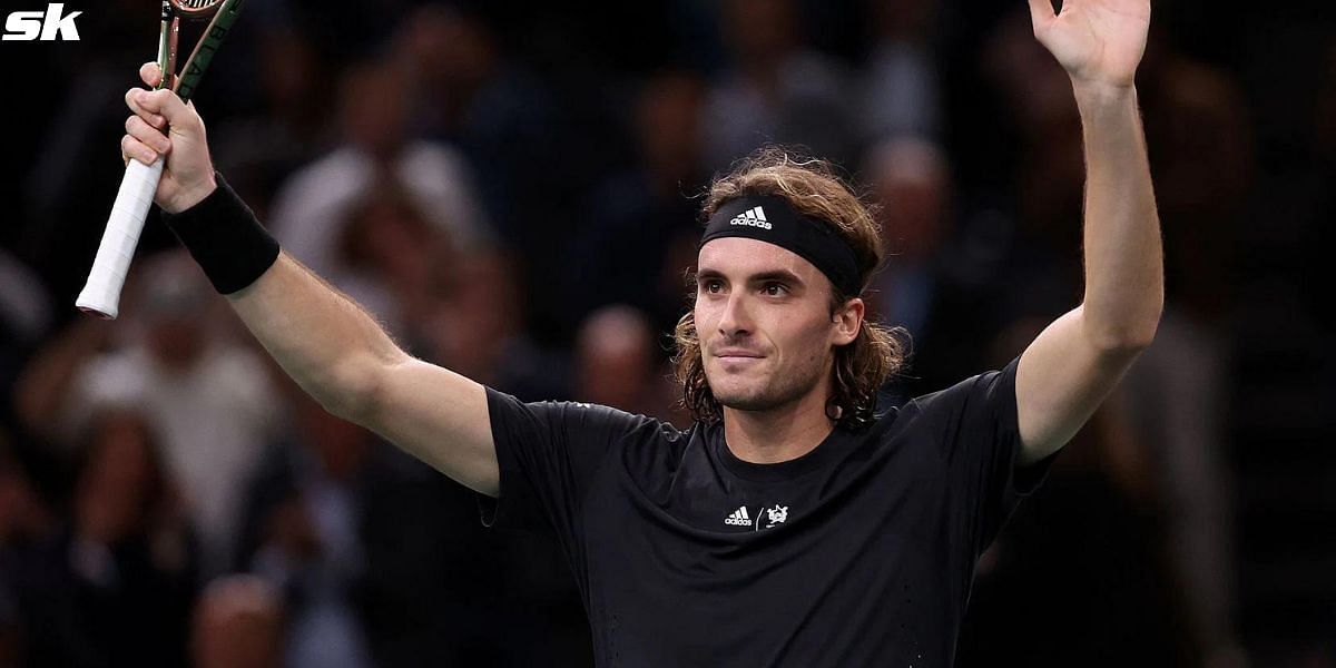 Stefanos Tsitsipas is competing at the Miami Open this week.