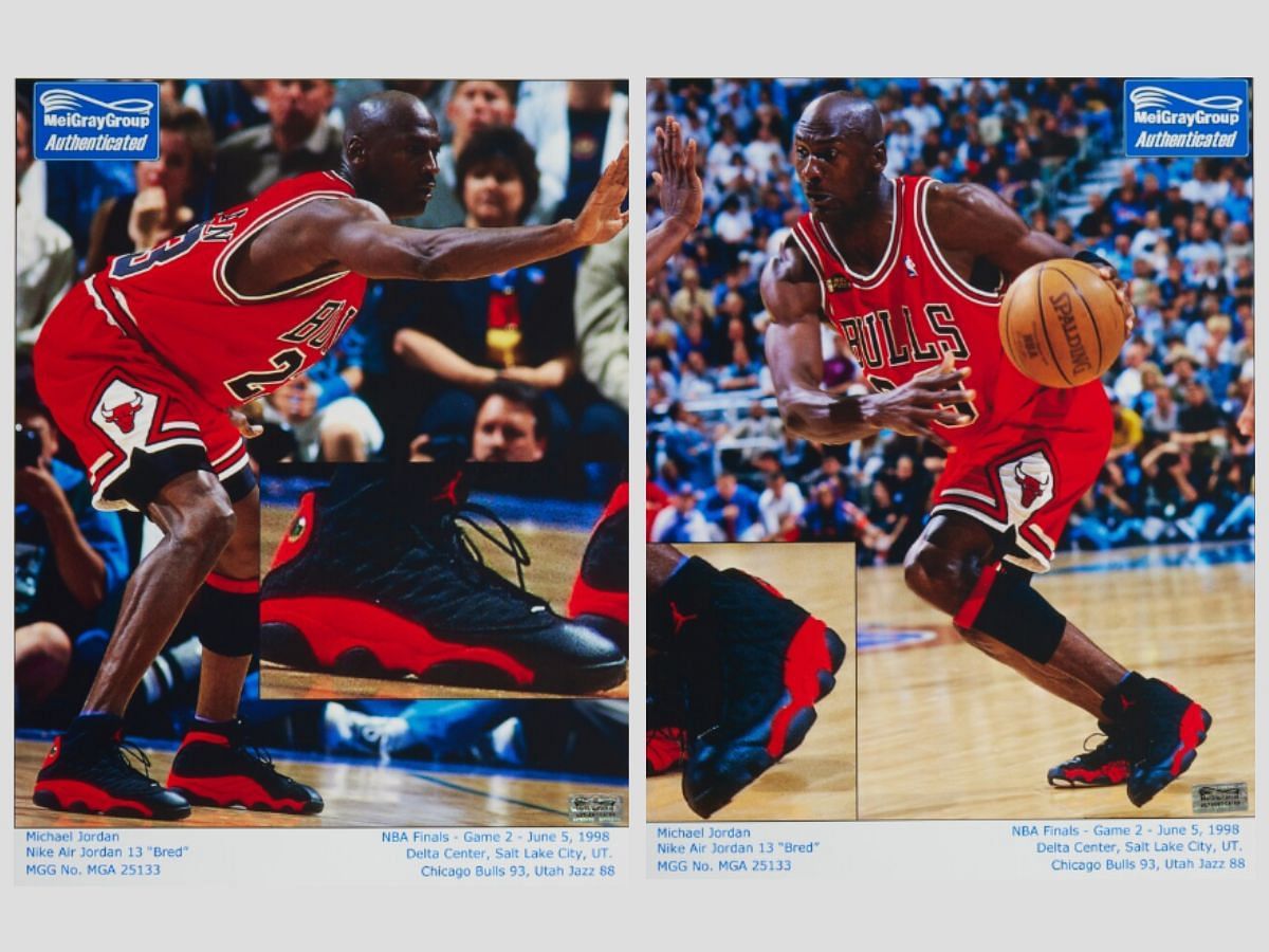 Michael Jordan's 1998 NBA Finals Sneakers Sell for Record