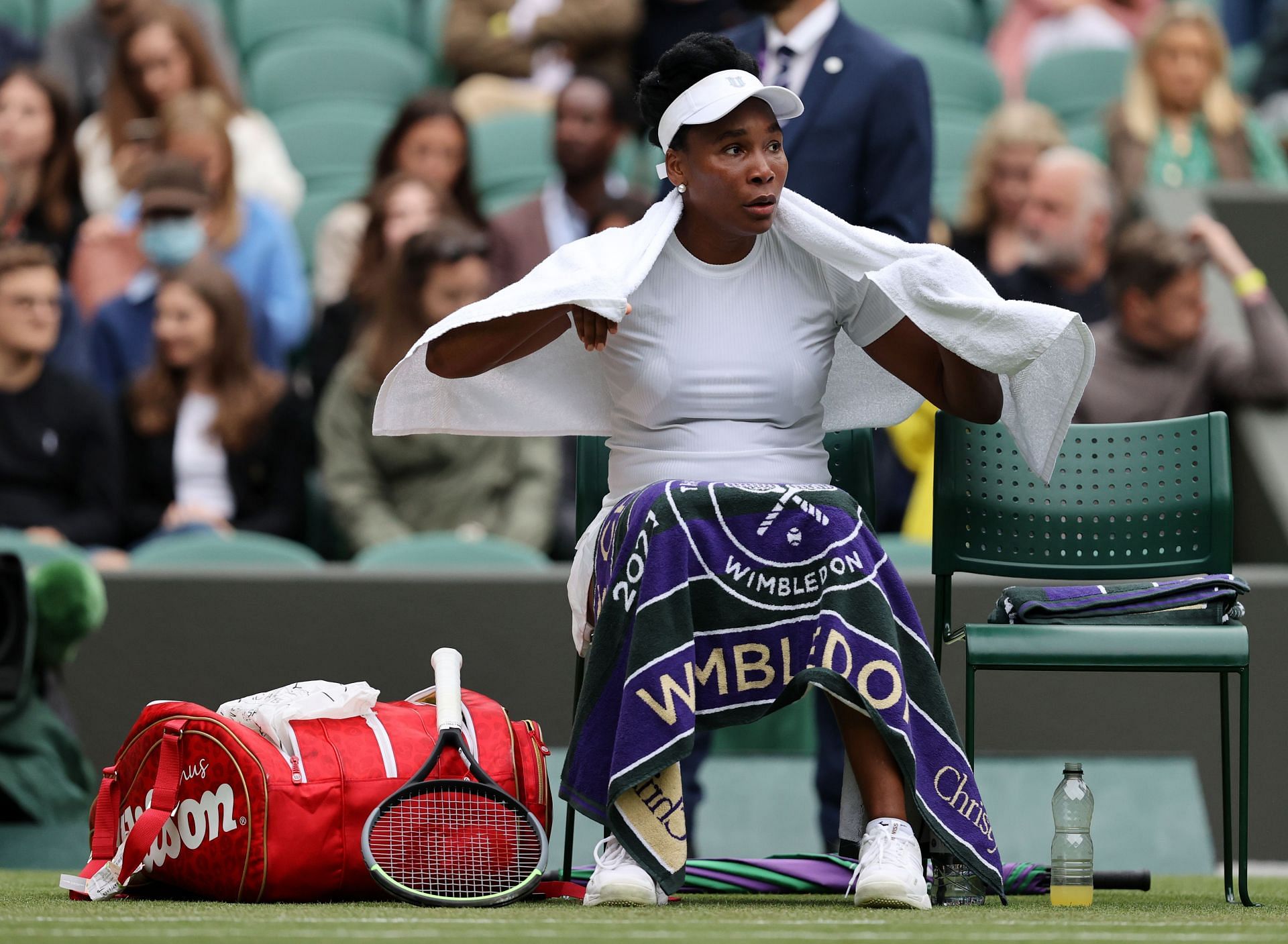 Venus Williams at the 2021 Wimbledon Championships