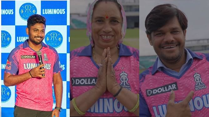 IPL 2023 : राजस्थान रॉयल्स ने लॉन्च की जर्सी, संजू सैमसन ने स्पेशल लोगों को दी पहली किट