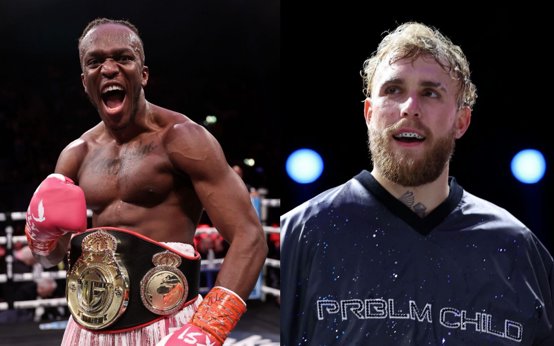  (Left) KSI and Jake Paul (Right)  (Image credits: Getty Images)