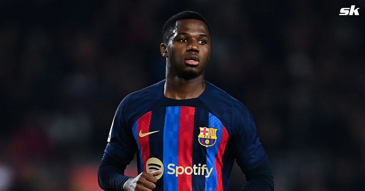 Ansu Fati prevented Franck Kessie from scoring a goal in Barcelona