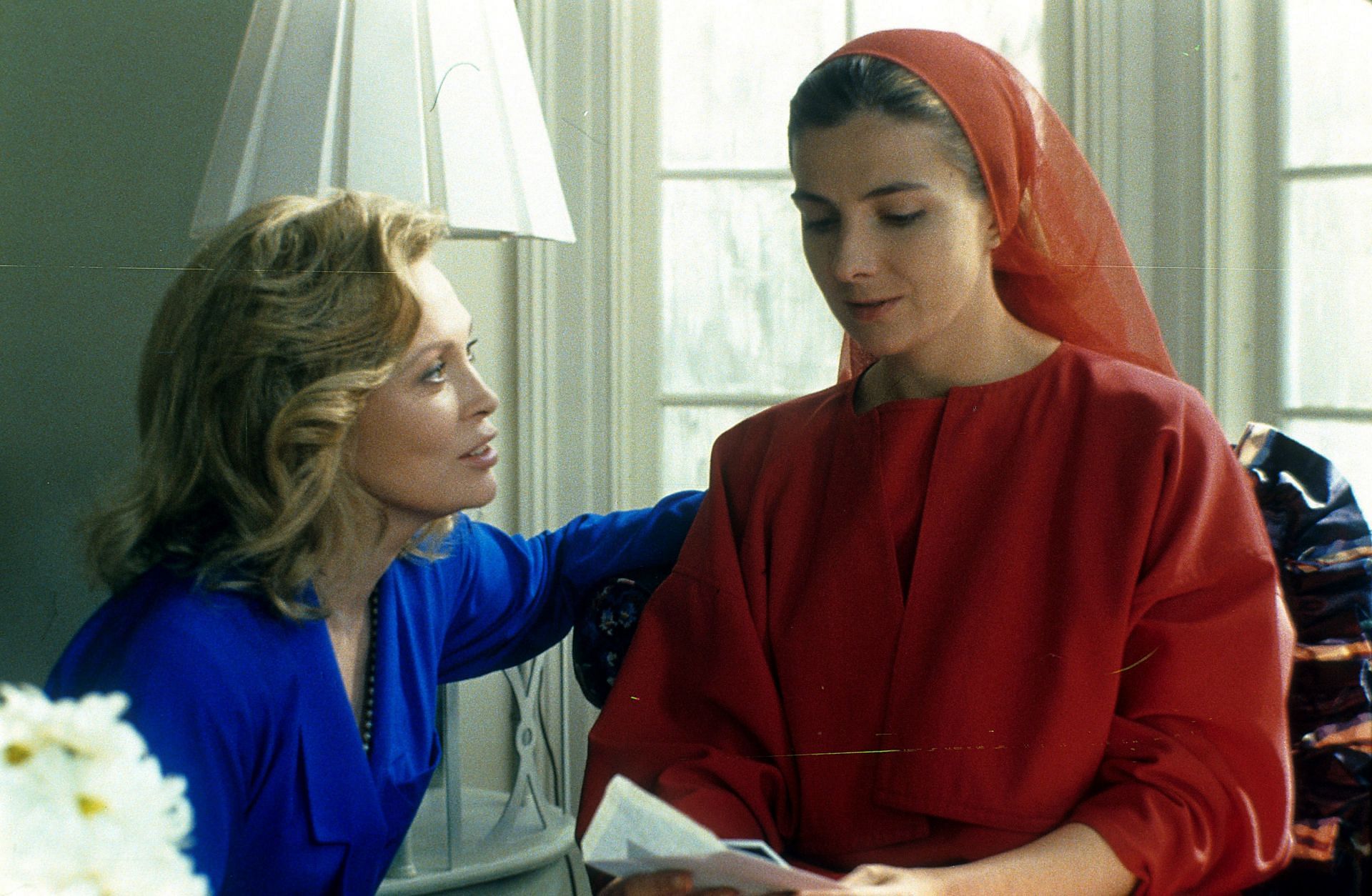 Natasha Richardson plays a woman forced into servitude as a &quot;handmaid&quot; in a future where women&#039;s bodies are used for breeding (Image via Cinecom Pictures)